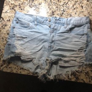 American Eagle denim shorts size 6